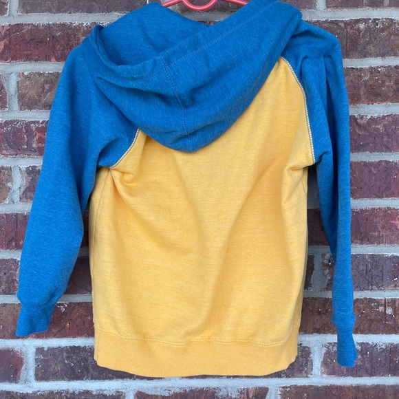 Little Kids Gold And Blue Hooded Zippered Red Camel Jacket Size Medium - Picture 2 of 6